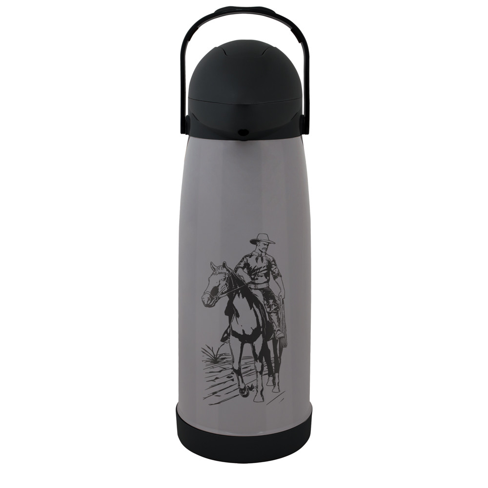 Garrafa Térmica Pressão Farroupilha 1.9l Cinza Mor