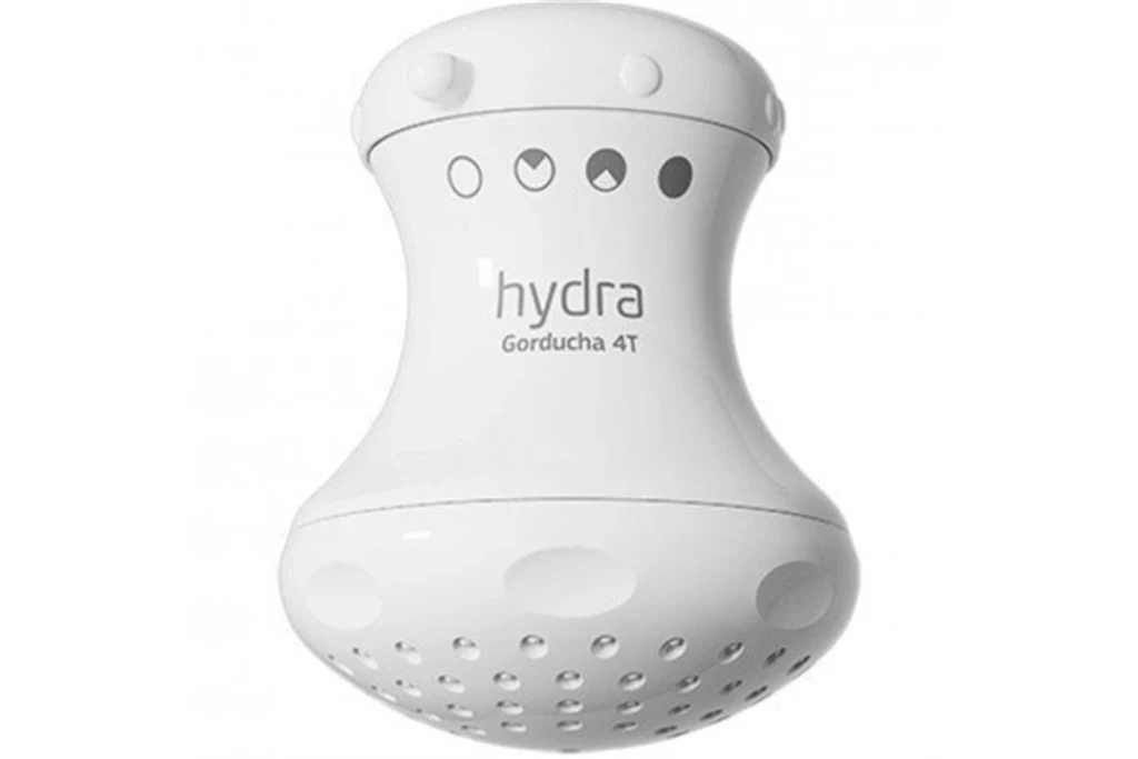 Chuveiro Elétrico 5700w 220v Gorducha 4 Temperaturas Branco