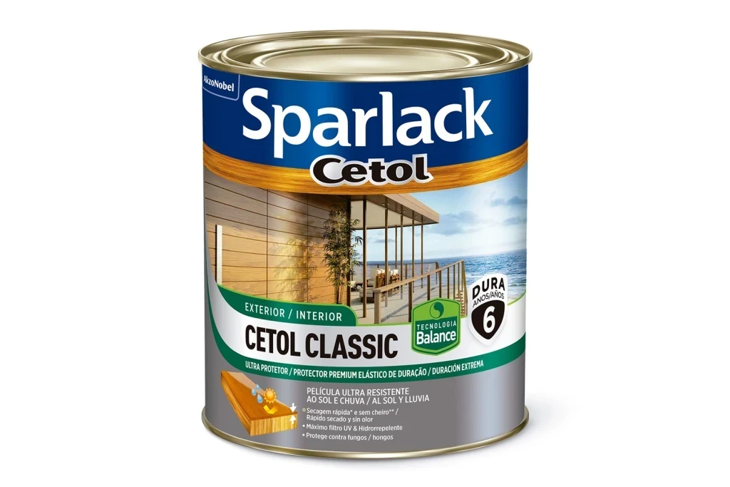 Cetol Deck Sparlack 900ml Canela  Brilhante Base Agua