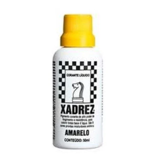 Corante Liquido Xadrez Amarelo - 504