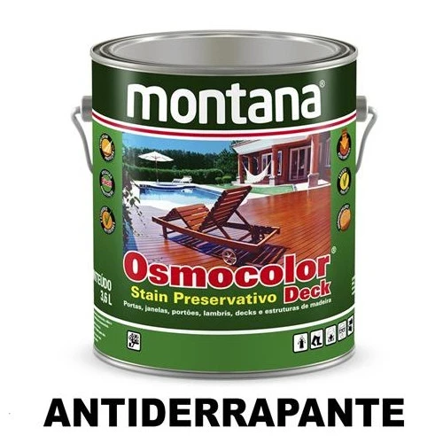 Osmocolor Antiderrapante Castanho Montana 3.6l