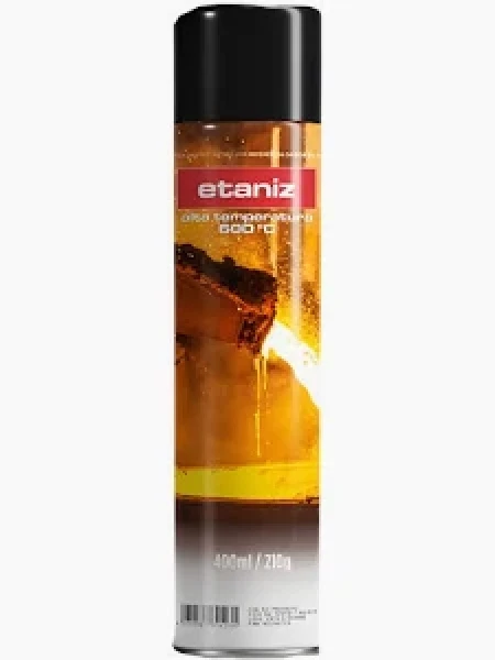 Spray 400ml Alta Temperatura Preto Fosco Mundial