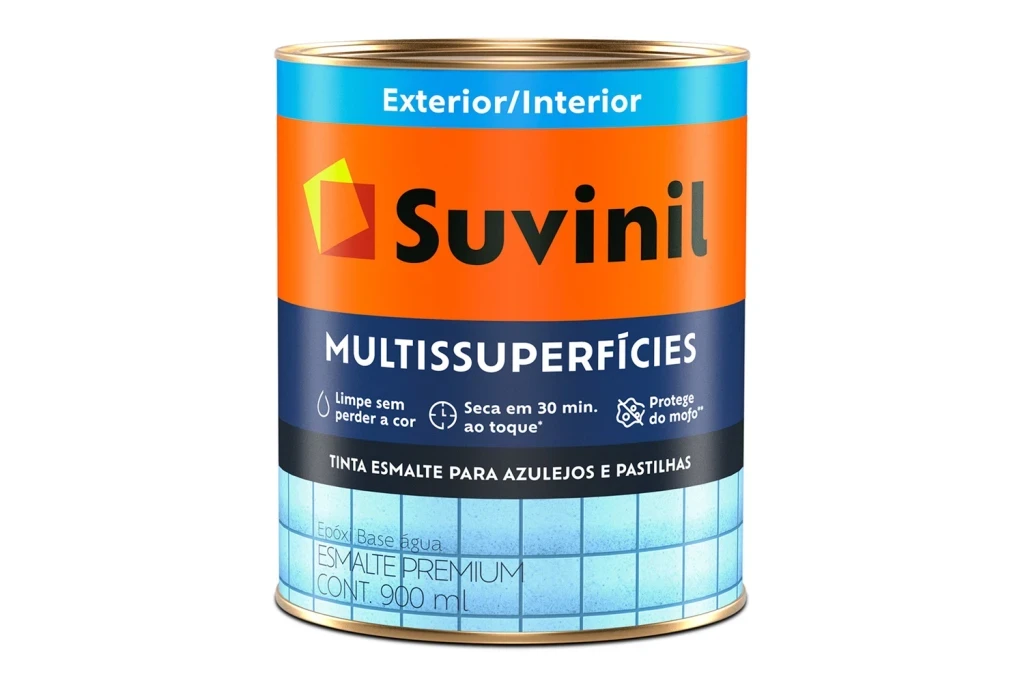 Tinta Esmalte Epóxi Premium Multissuperfícies Acetinado Branca 900ml