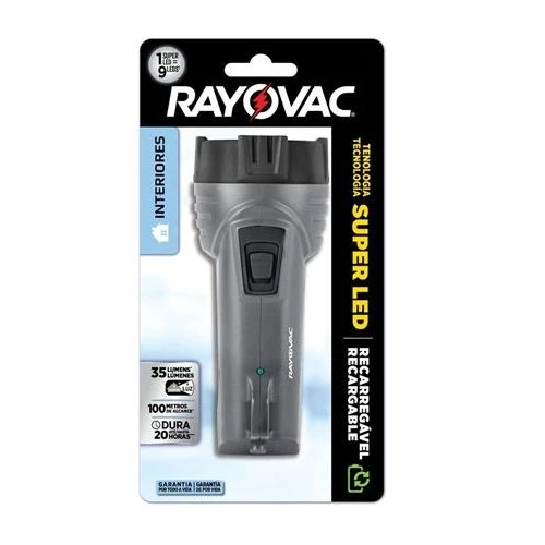 Lanterna Recarregavel Super Led Mini Rayovac