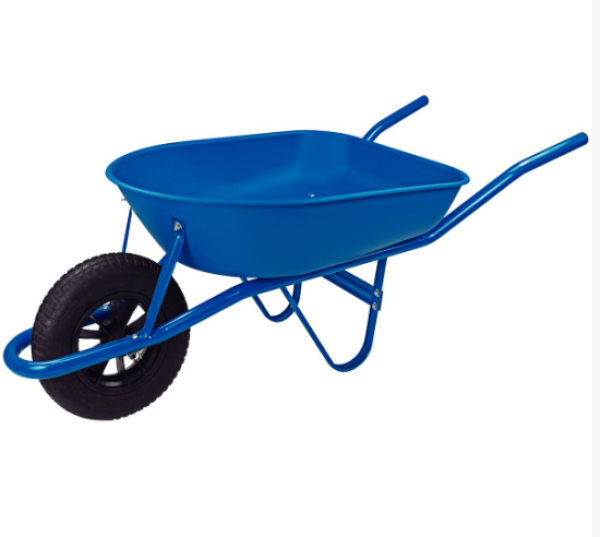 Carrinho de Mao Plastico Caçamba Rasa Azul 50l Tramontina 77703432