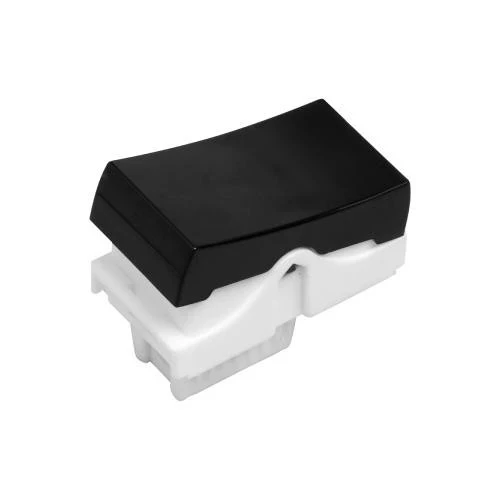 Módulo Interruptor Paralelo Preto - Linha Slim - Ilumi