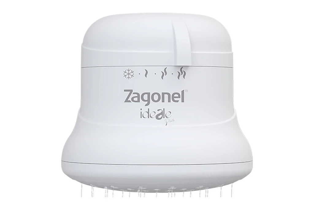 Chuveiro Eletrico Zagonel Ideale 4t Branco 5500w 127v