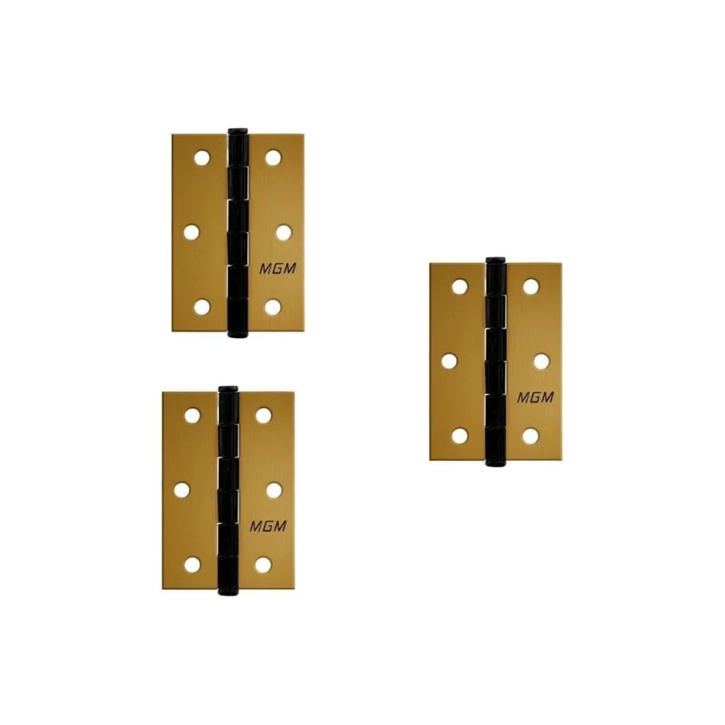 Dobradica Cartela  3  X  2,5 Bronze Latonado Mgm