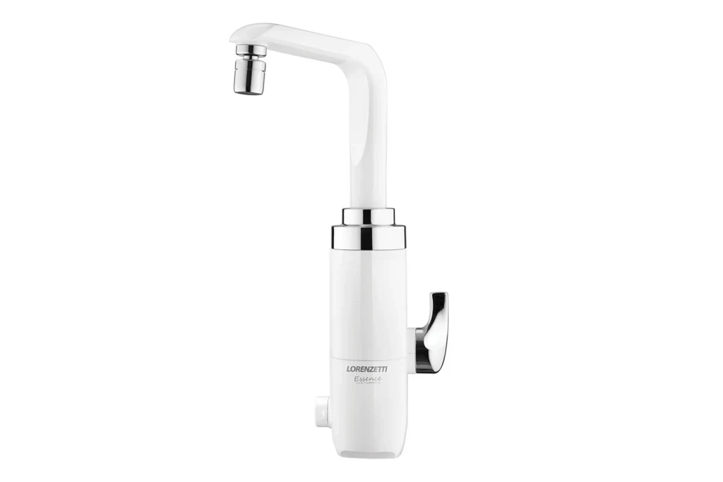 Torneira Elétrica de Mesa Essence 5500w 220v Branca Cromado