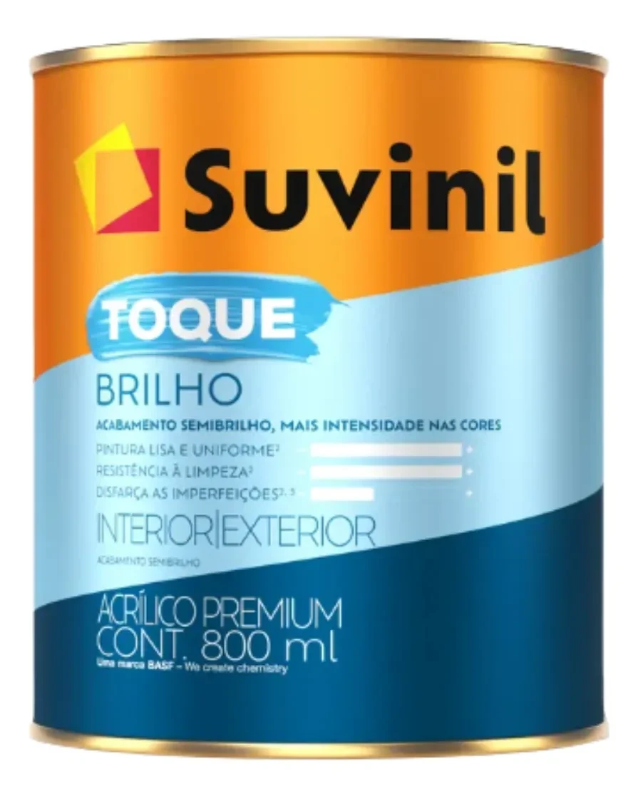 Suvinil Acr Premium Toque Brilho Completo Base B 0,8l