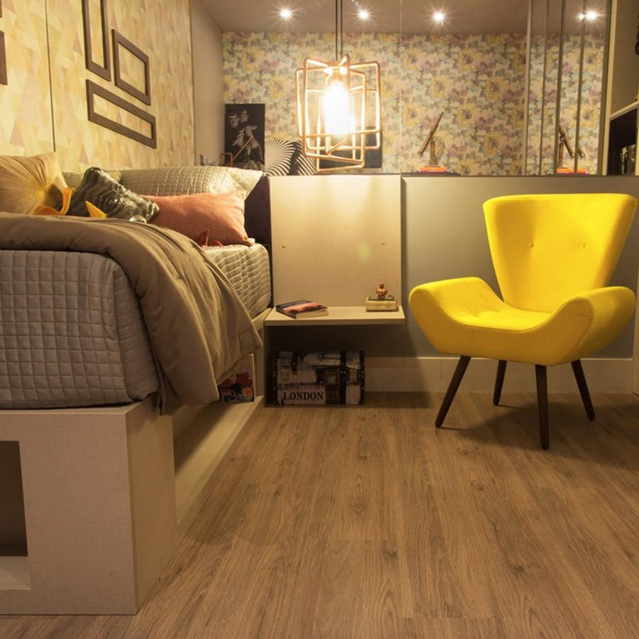 Piso Laminado Clicado Evidence Carvalho Canela 217 X 1357mm - Eucafloor