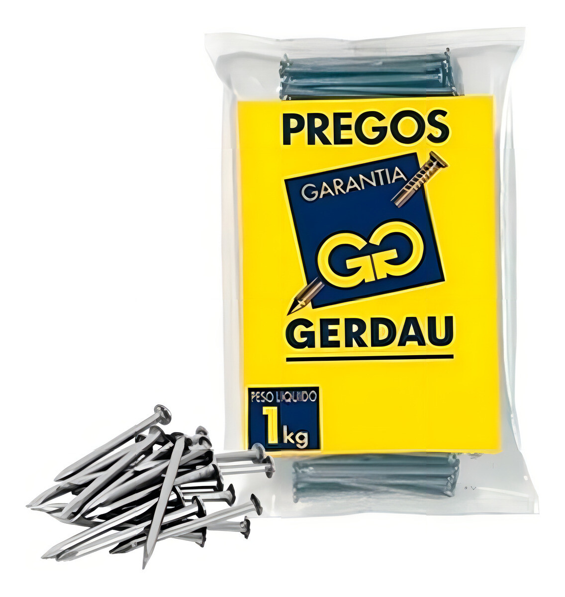 Prego com Cabeça 13x15 - Gerdau 1kg