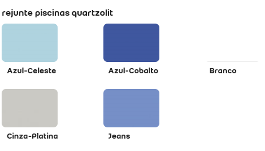 Rejunte Piscinas Azul Cobalto Fardo 30kg (6 X 5kg) - Quartzolit