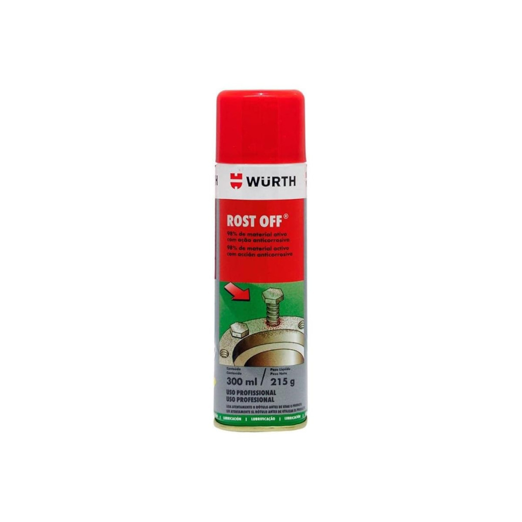Desengripante e Lubrificante Rost Off Wurth - 300ml