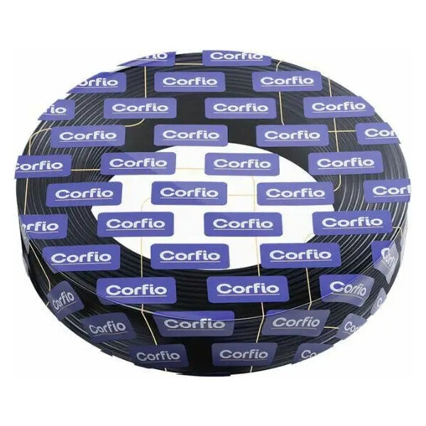 Rolo Cabo Flexível 750v Corfio 2,5mm - Preto com 25 Metros