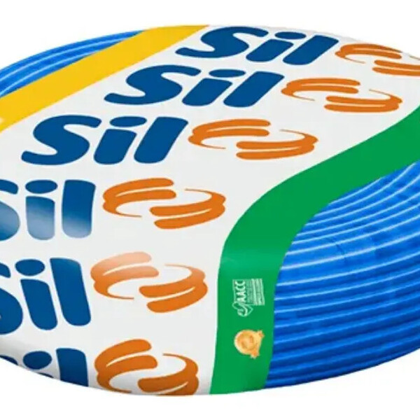 Rolo Cabo Flexível 750v Sil 2,5mm - Azul com 25 Metros