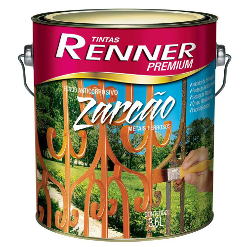 Fundo Anticorrosivo Zarcão 3,6 Litros Renner