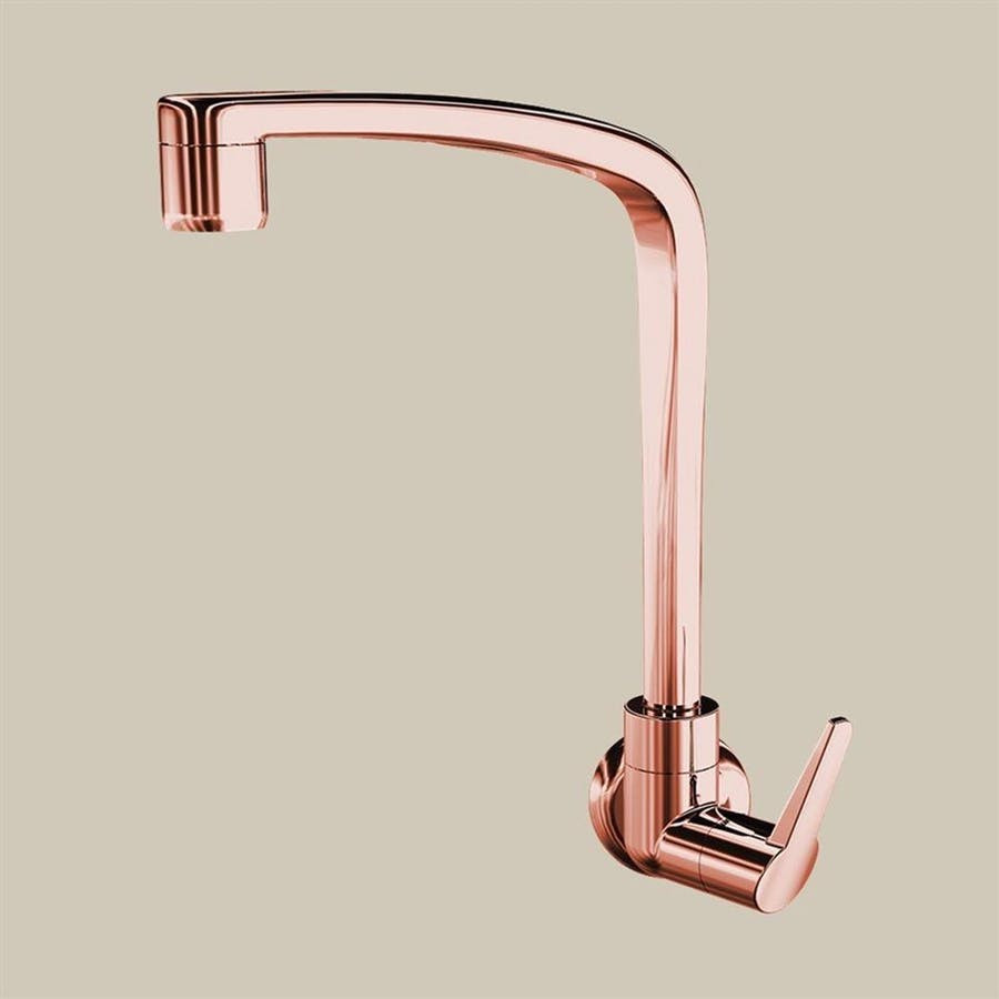 Torneira para Cozinha de Parede Rose Gold 1168 F71