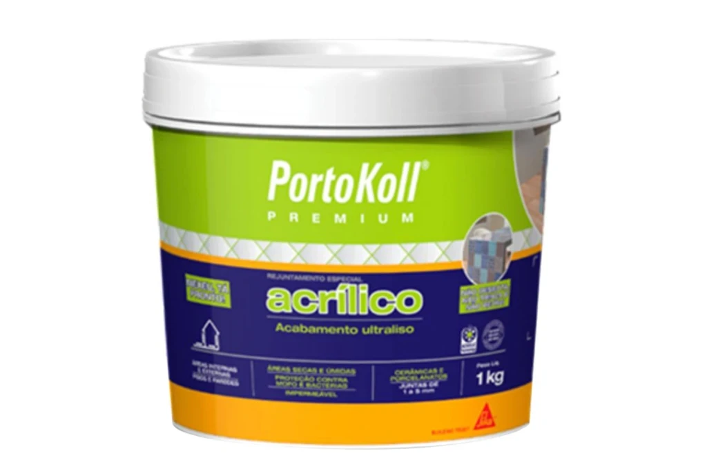 Rejunte Acrílico Portokoll Cinza ártico 1kg