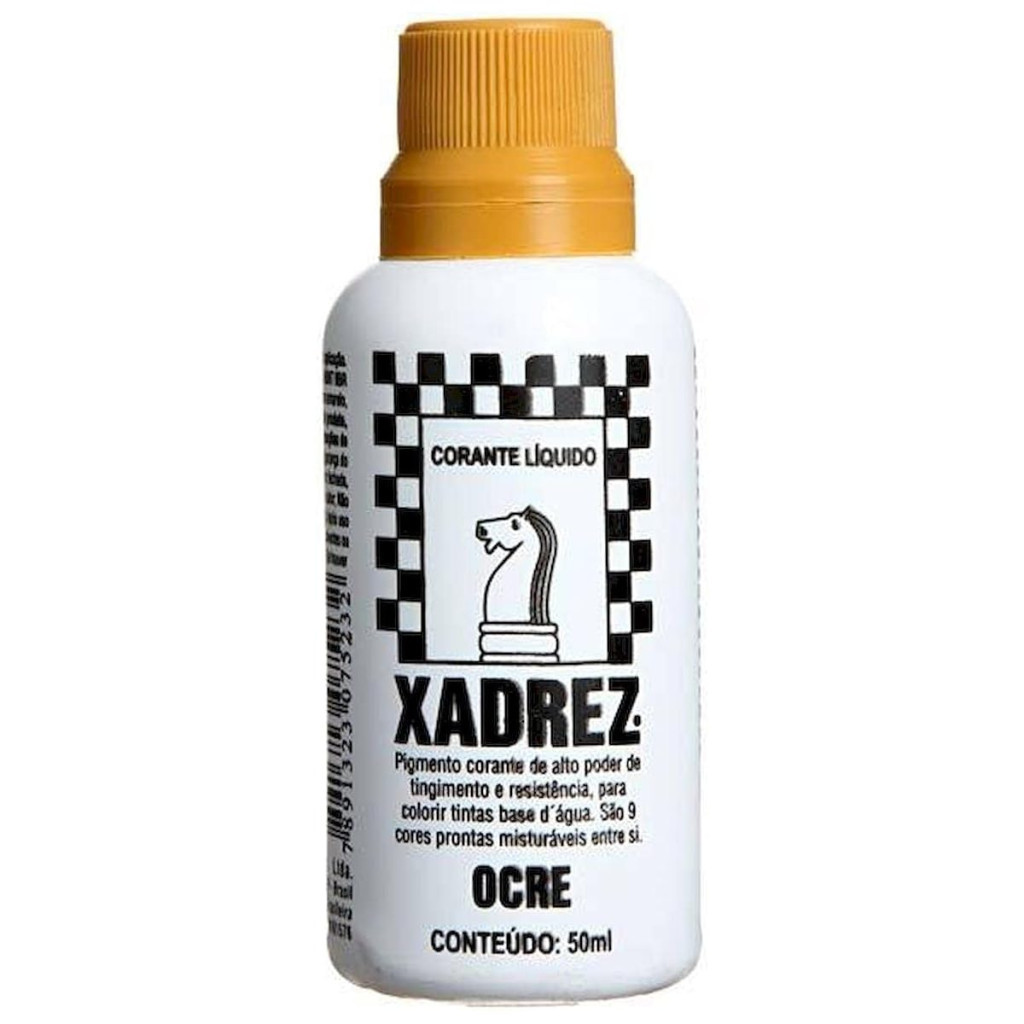 Corante Líquido Xadrez Ocre 50 G com 12