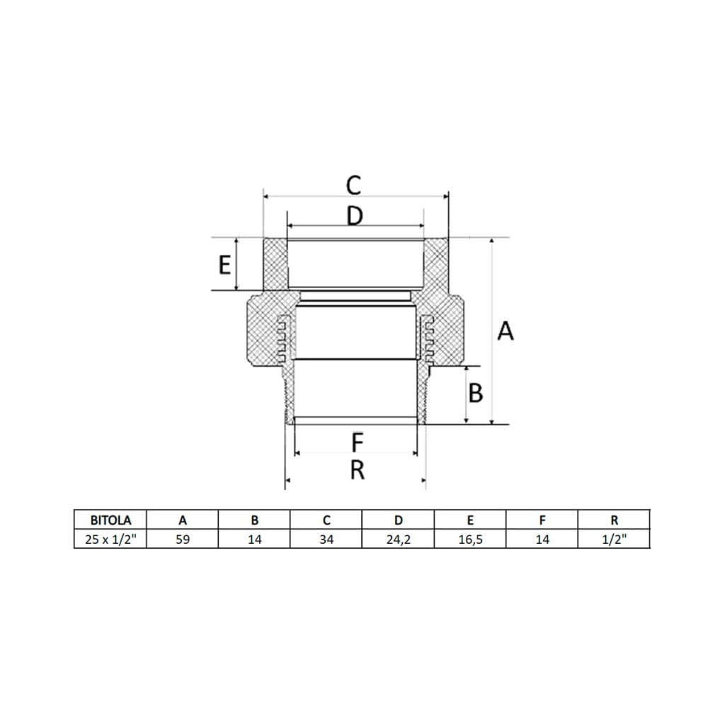 Adaptador de Transição Ppr Fêmea/macho 25mm X 1/2'' - Amanco