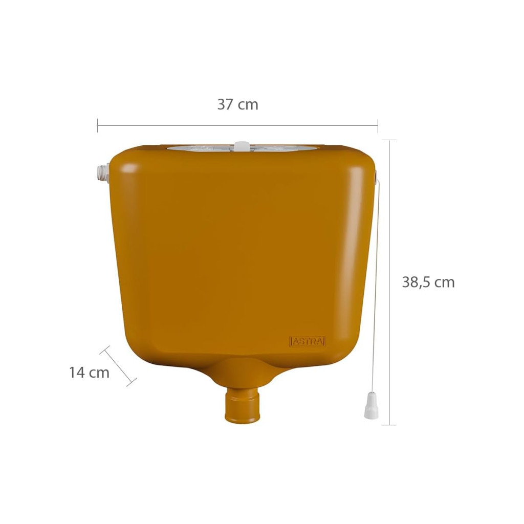 Caixa Descarga Plastica Caramelo 6l Astra