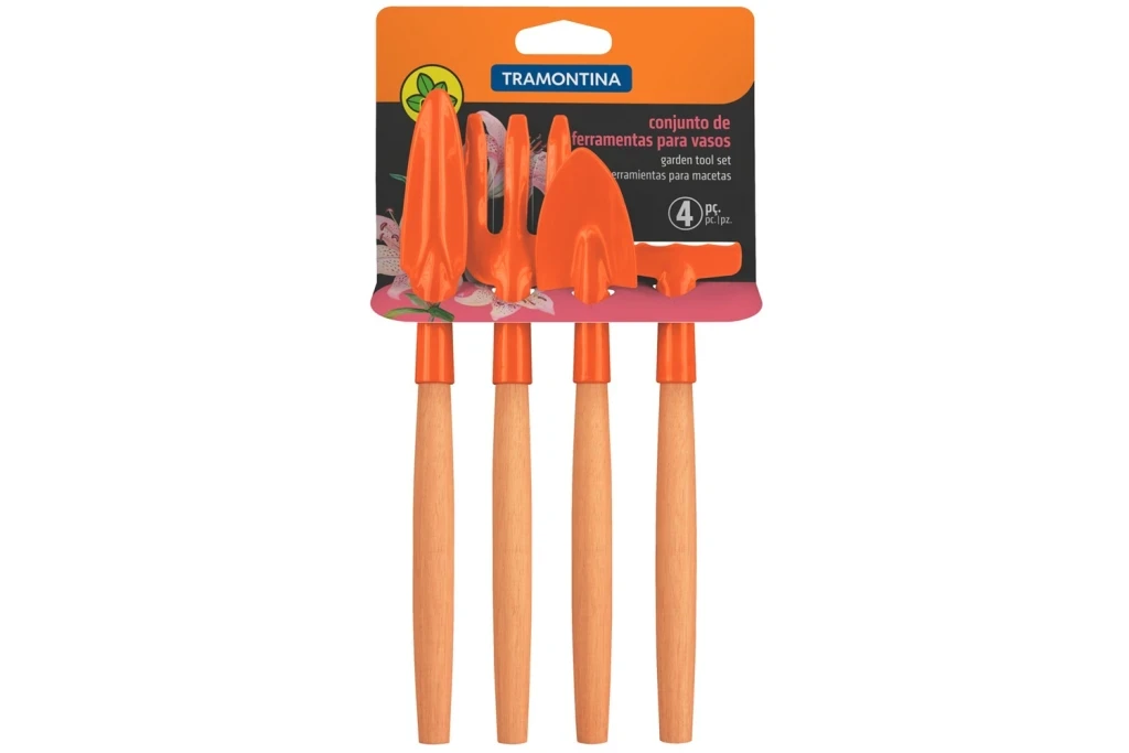 Conjunto para Jardim 4 Peças Laranja