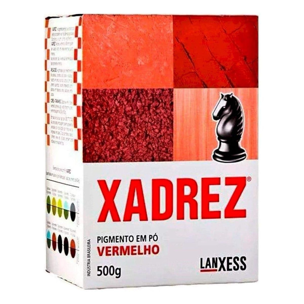 Corante Novacor Pó Xadrez 250 Gr Vermelho