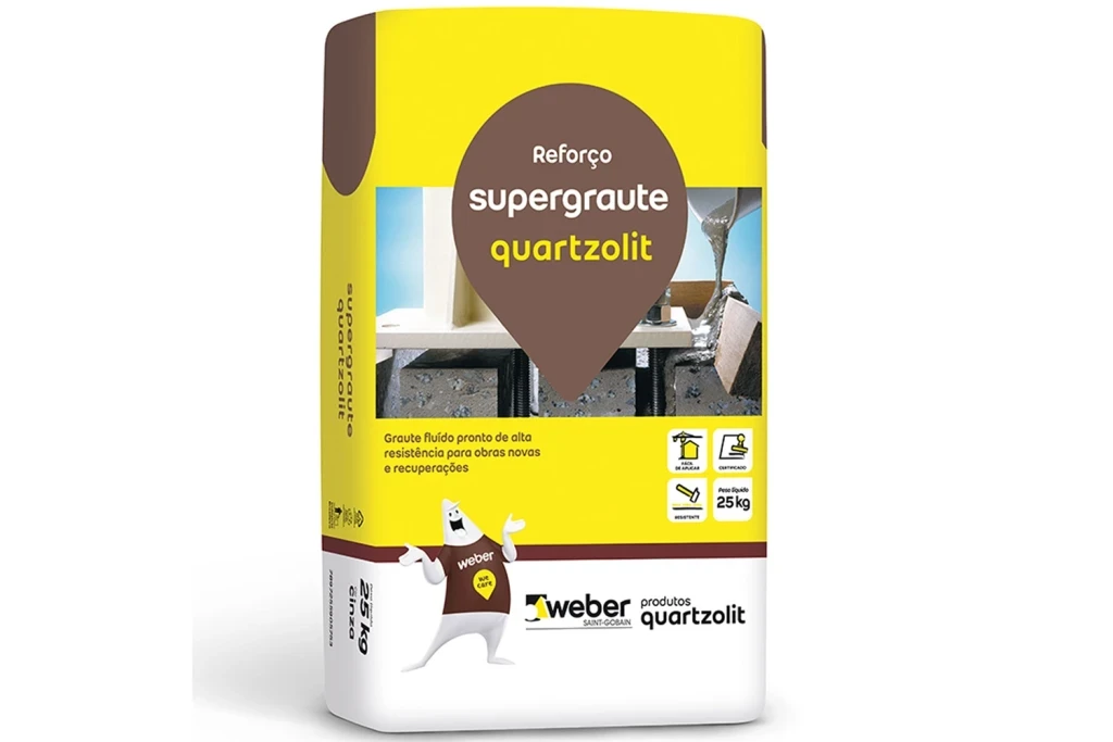 Concreto Fluido Pronto Supergraute 25kg