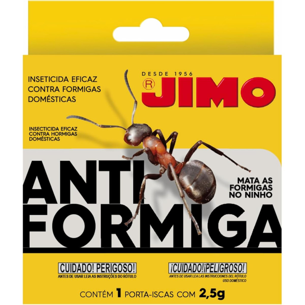 Jimo Antiformiga Isca Granulada Combate Formiga Fantasma Destrói a Colônia Proteção Total Cartucho 2,5g