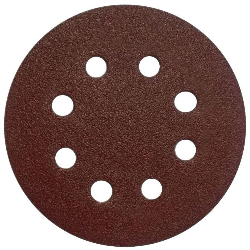 Disco Lixa Pluma Ferro 125mm A080 Disflex com 10 Peças - Disflex