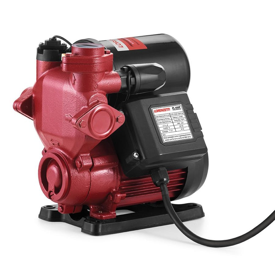 Pressurizador de água Vermelho e Preto Pl400p 40mca - Lorenzetti