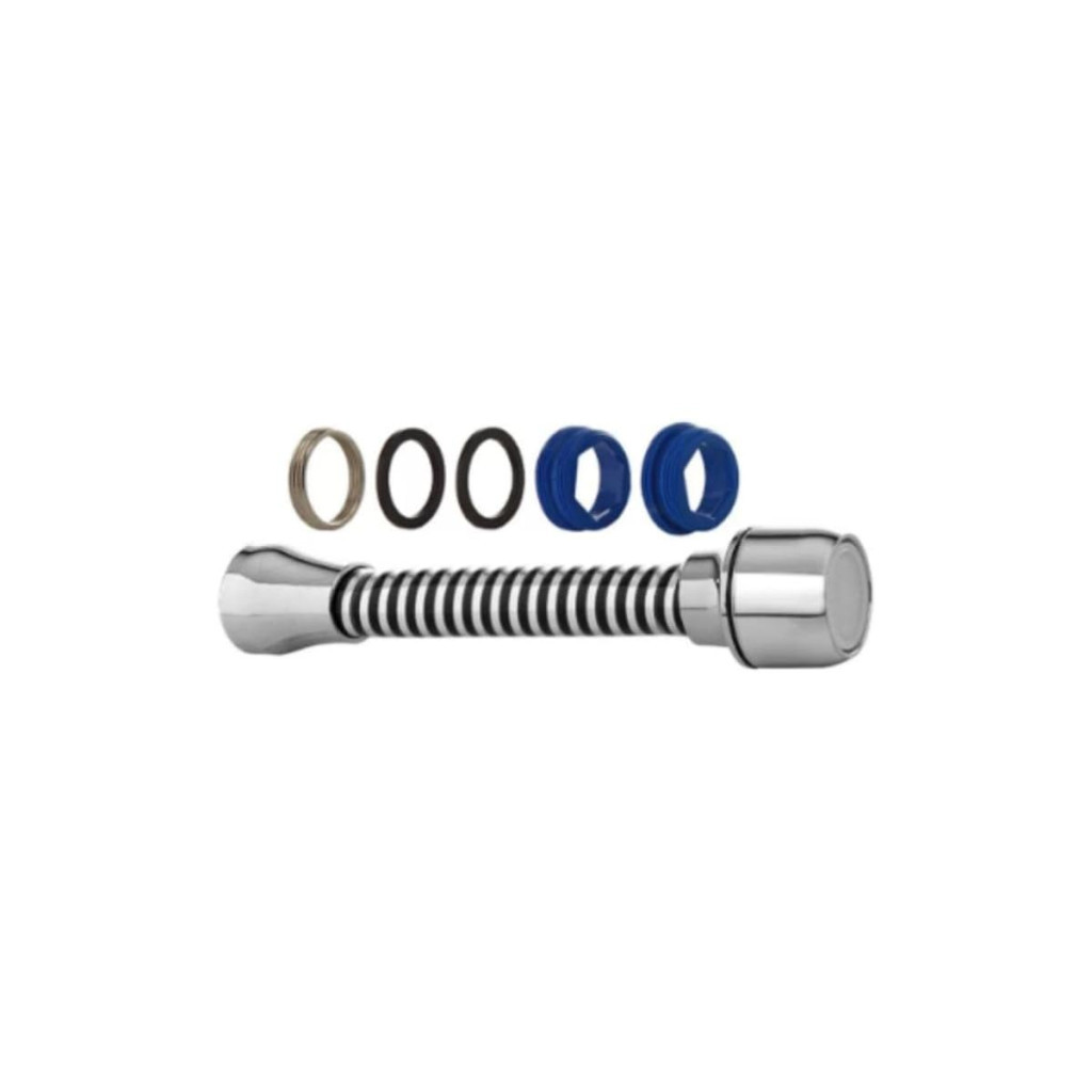 Extensor Plastico Cromado P/torneira C/rosca 14cm