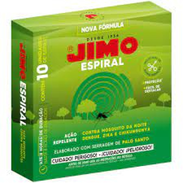 Jimo Espiral Contra Mosquitos C/10un