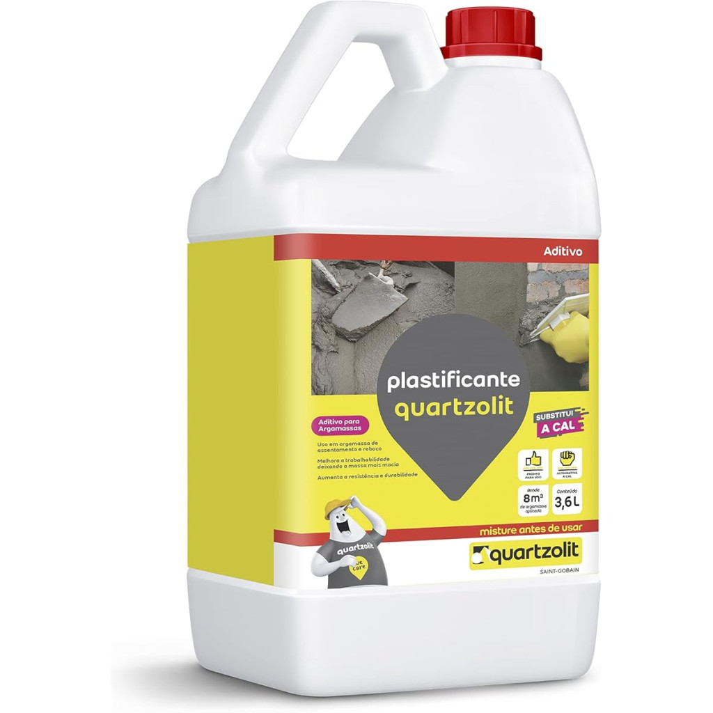 Aditivo Plastificante Quartzolit 3,6l
