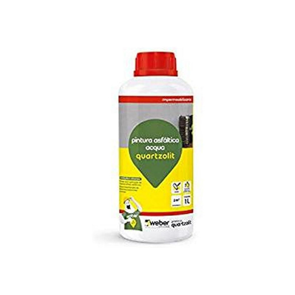Pintura Asfaltica Acqua Quartzolit 1l