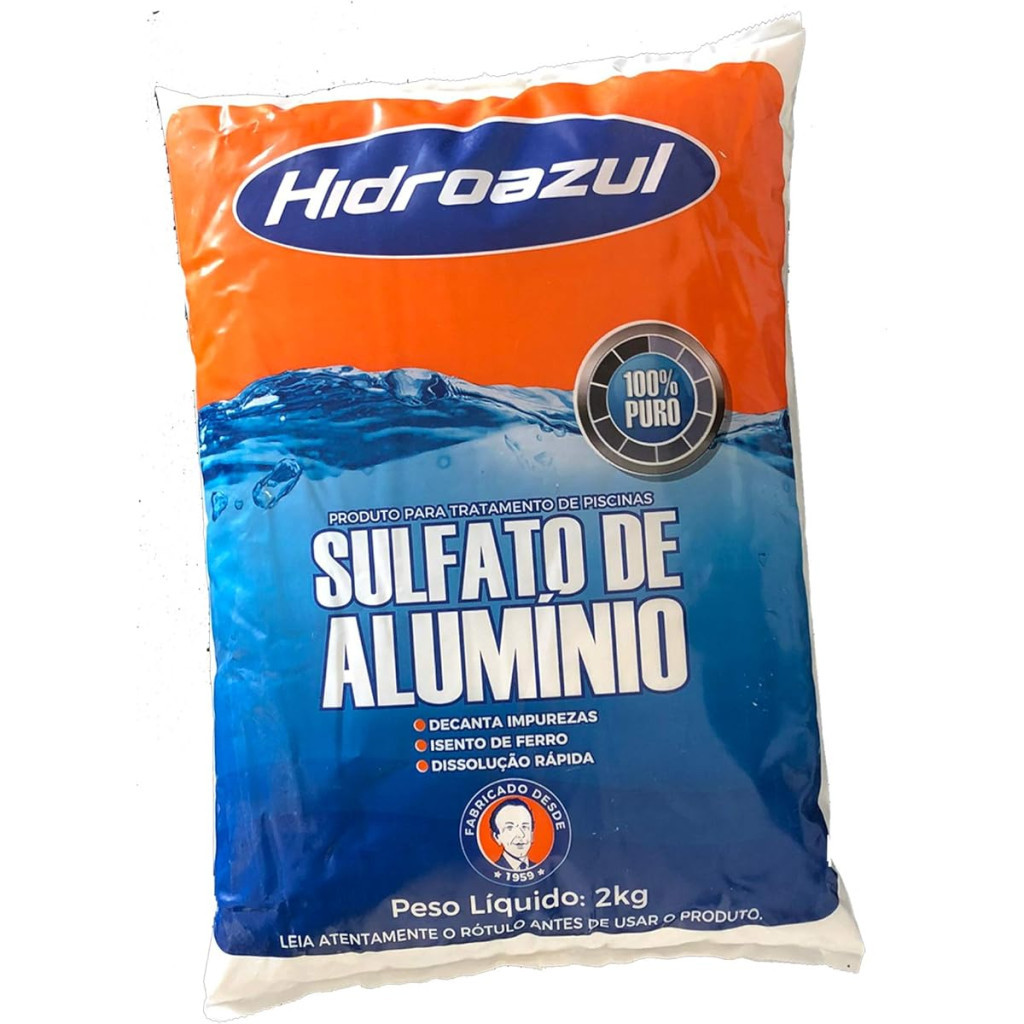 Sulfato de Alumínio Hidroazul Fino 2kg