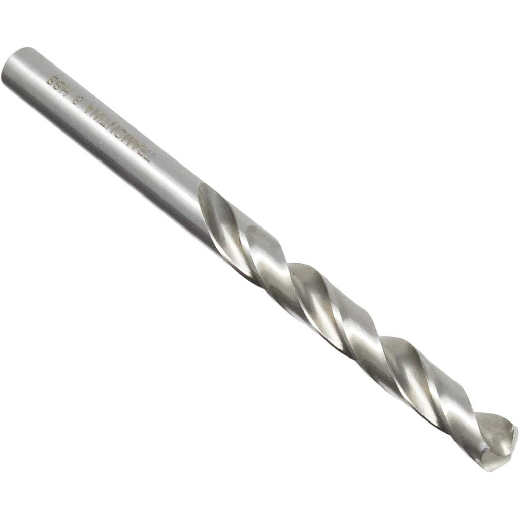 Tramontina 43141038, Broca para Aço 8x117mm, Corpo em Aço Rápido Hss, ângulo Ponta 118 Graus, Corte Direito