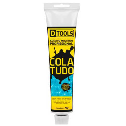 Cola Tudo Branco Bisnaga 70g Dtools
