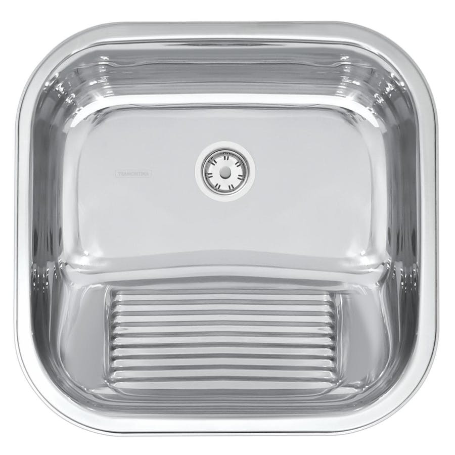 Tanque de Encaixe 23l em Aço Inox Polido Tramontina Hera 40 X 40cm