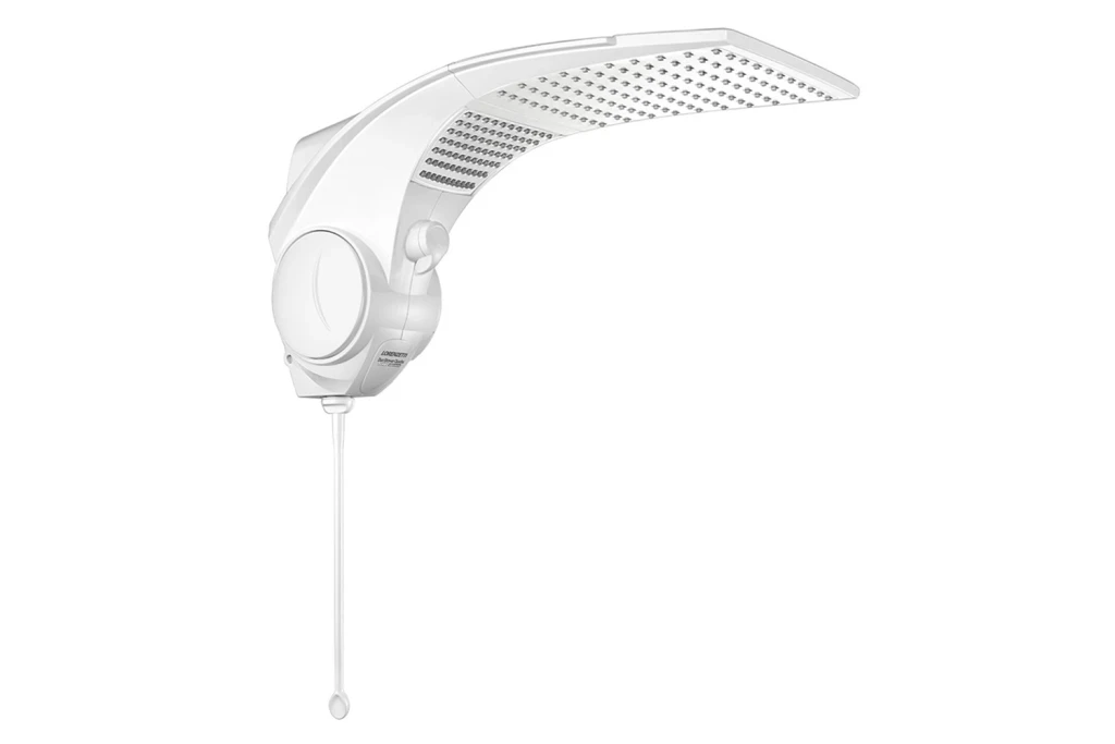 Chuveiro Elétrico Duo Shower Quadra Turbo Eletrônico 5500w 110v Branco