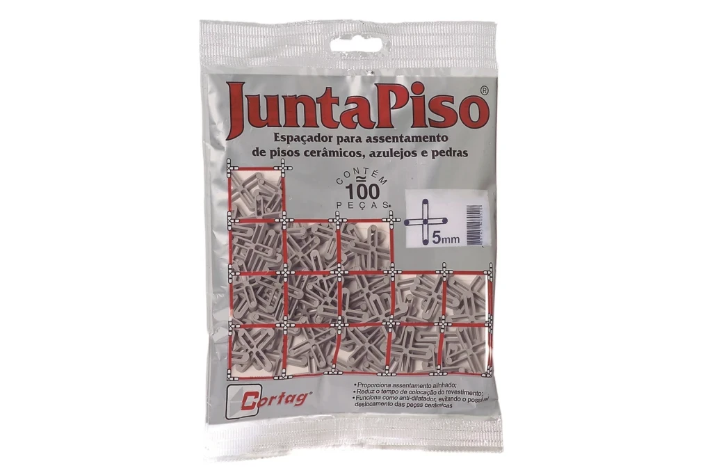 Pacote Espaçador Juntapiso 5,0mm Plástico
