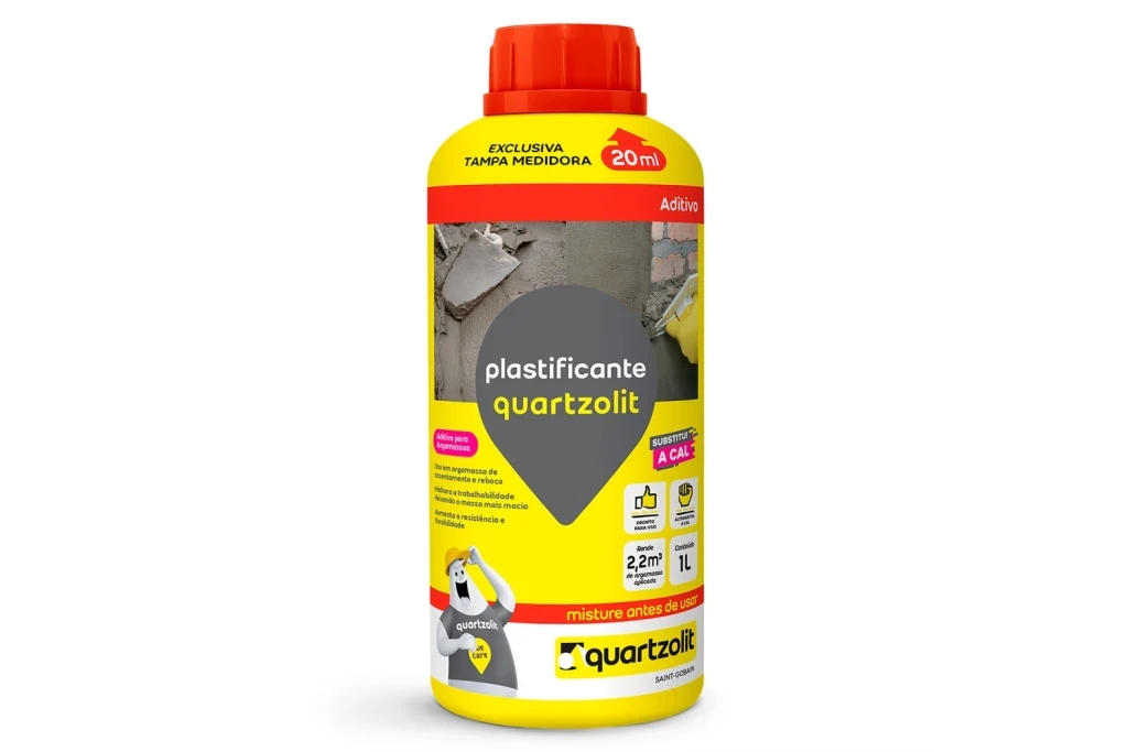 Aditivo Plastificante 1 Litro Marrom