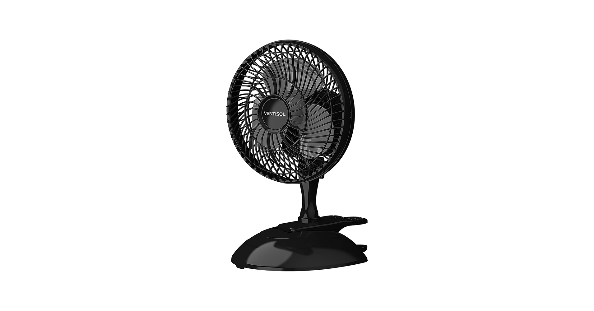 Micro Ventilador 20cm Mini 220v Black Ventisol