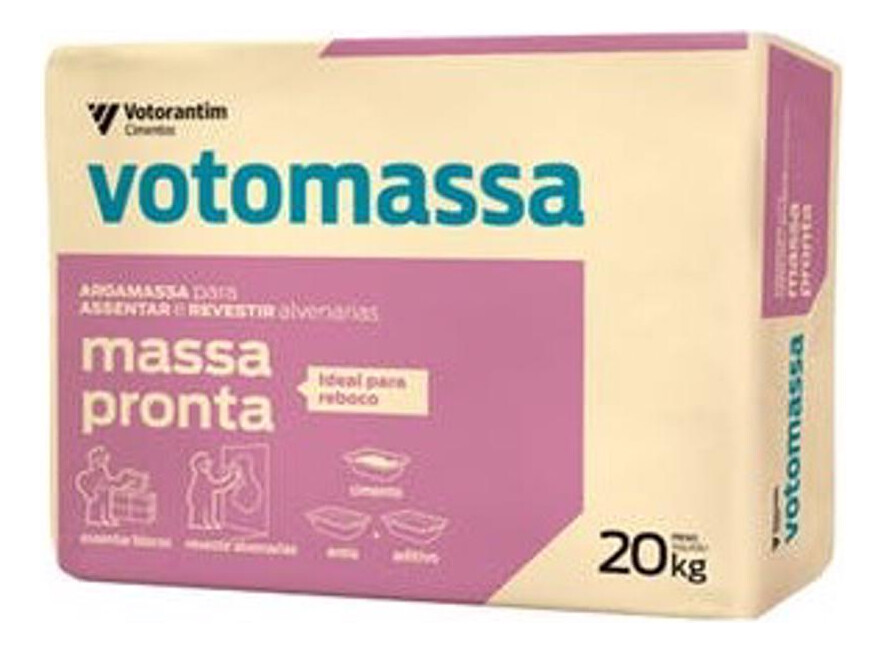 Argamassa de Uso Geral Massa Pronta Votomassa 20kg - Votorantim