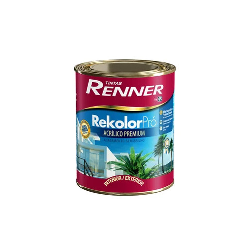 Base Acrilica Rekolor Pro Semibrilho Super Intensa 800ml Rv3993 Renner