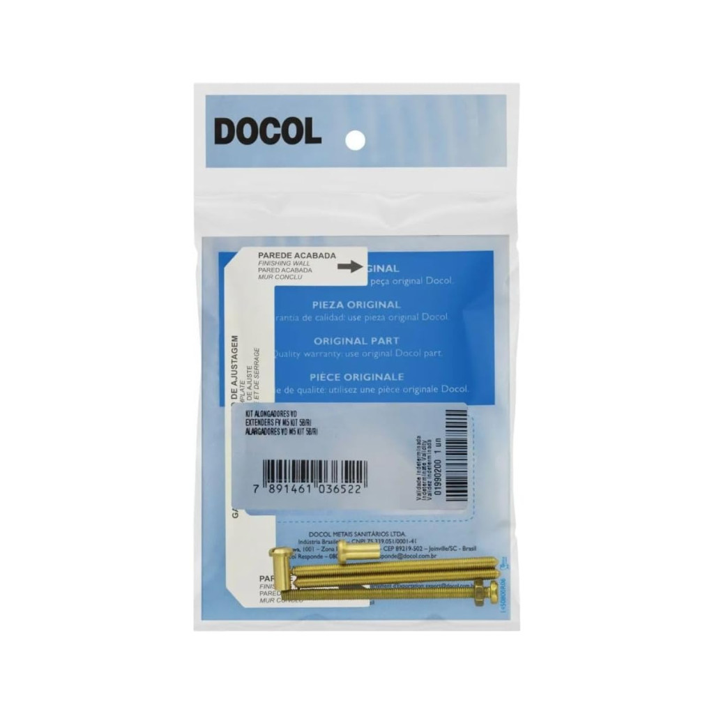 Kit Alongadores Vd Docol