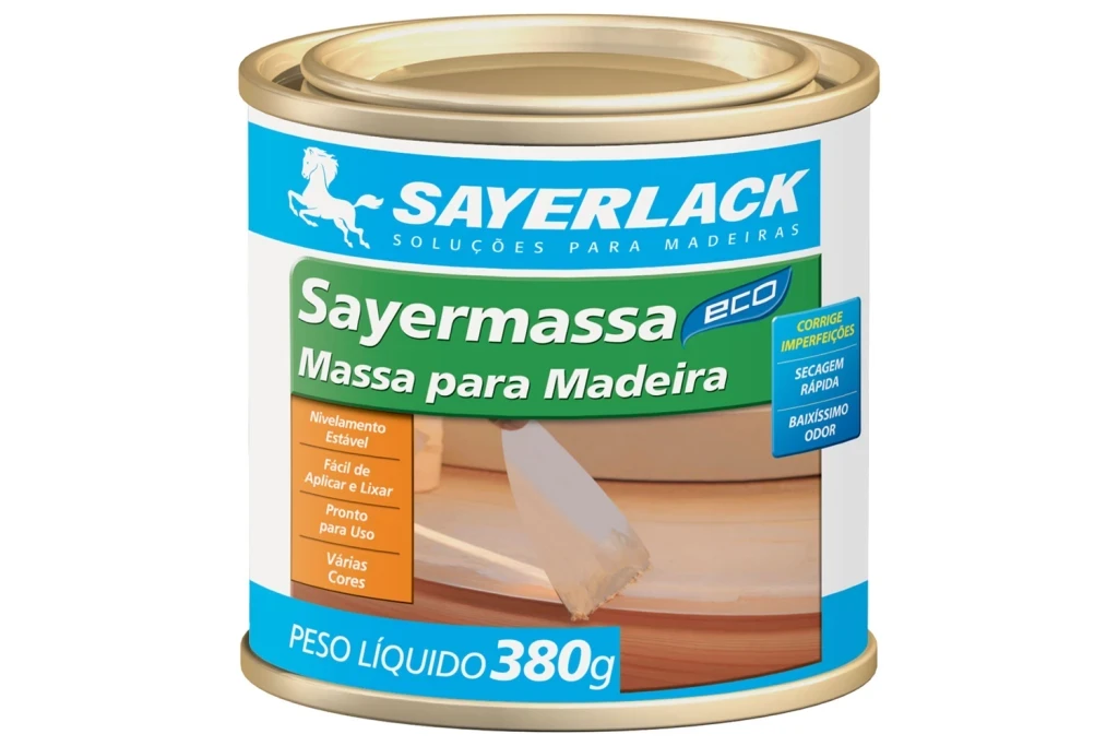 Massa para Madeira Sayermassa Mogno 380g