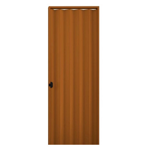 Porta Sanfonada  80cm X 2,10m Pvc - Mogno
