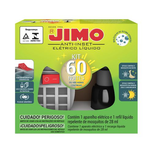 Anti-inset Elétrico Kit 60 Noites - Jimo